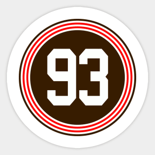 B J Goodson Cleveland Browns Sticker